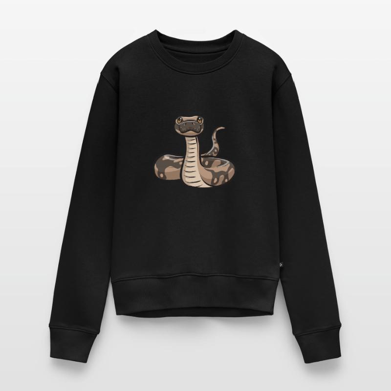 Ball Python Schlange Königspython Frauen Premium Bio Pullover