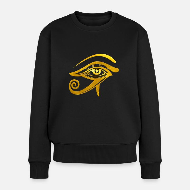 Ägypten - Frauen Premium Bio Pullover - Schwarz