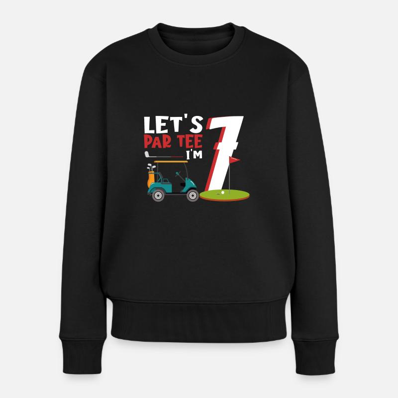 Cadeau pour les -golfeurs - Pull Premium bio Femme - noir
