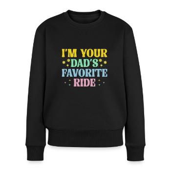 Your father's favorite vehicle - Women's Premium Organic Jumper - black - Front - Julia (174cm)