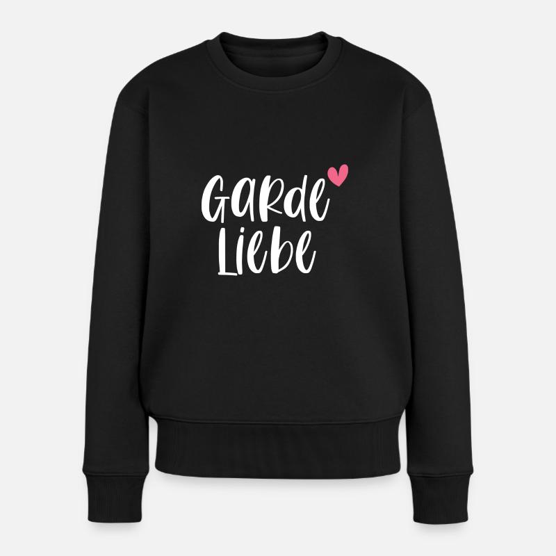 Garde Fasching Karneval Gardeliebe Geschenk - Frauen Premium Bio Pullover - Schwarz