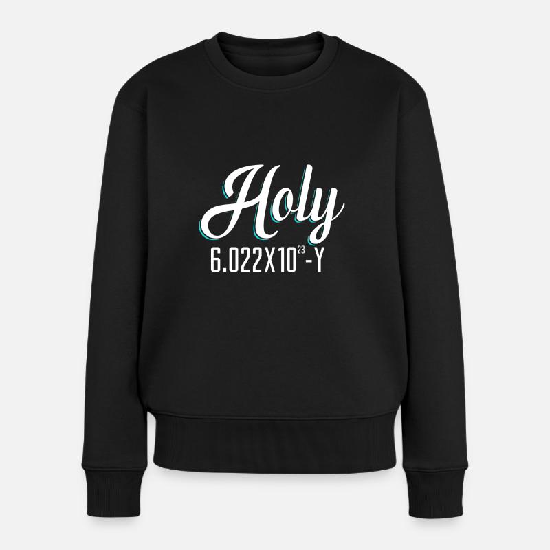 Chemie - Frauen Premium Bio Pullover - Schwarz