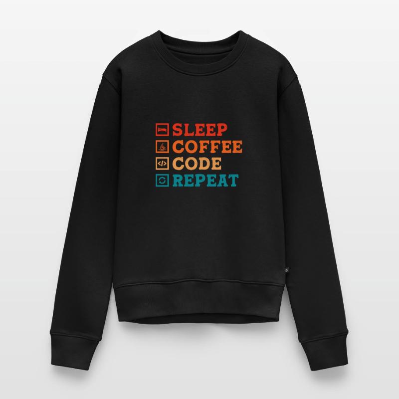 Kaffee-Codierung Programmierer Programmierer Entwickler Nerd Coff Frauen Premium Bio Pullover