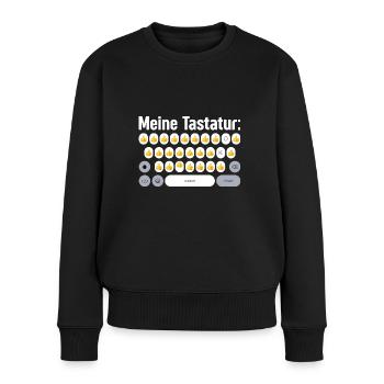 My Keyboard Thumbs Up Over 50 Funny Meme - Women's Premium Organic Jumper - black - Front - Julia (174cm)