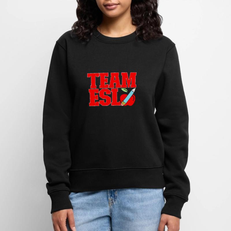 Professeur d’anglais langue seconde langue étrangère Pull Premium bio Femme