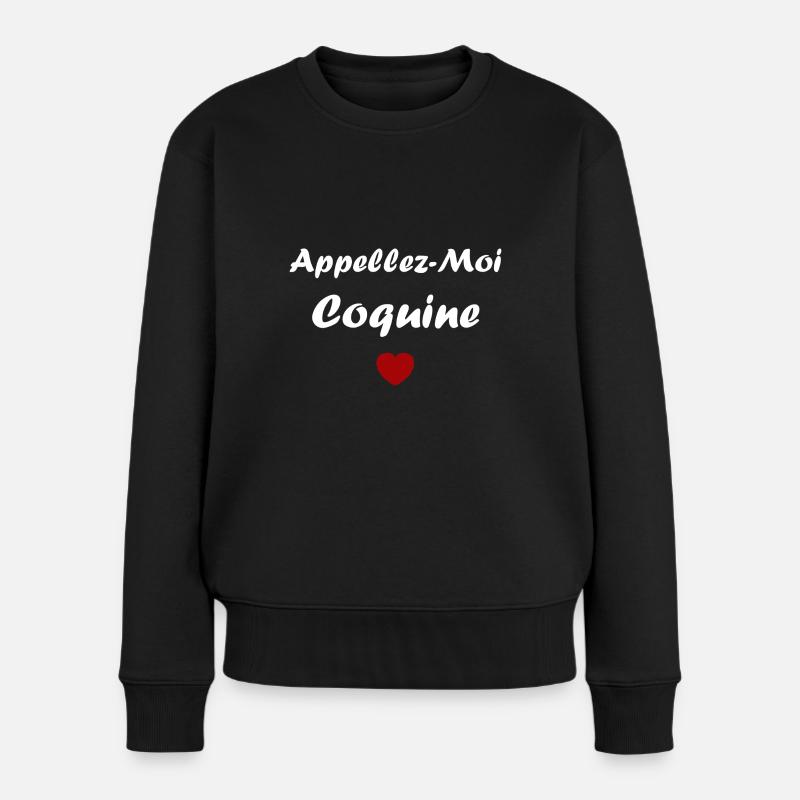Coquine - Pull Premium bio Femme - noir