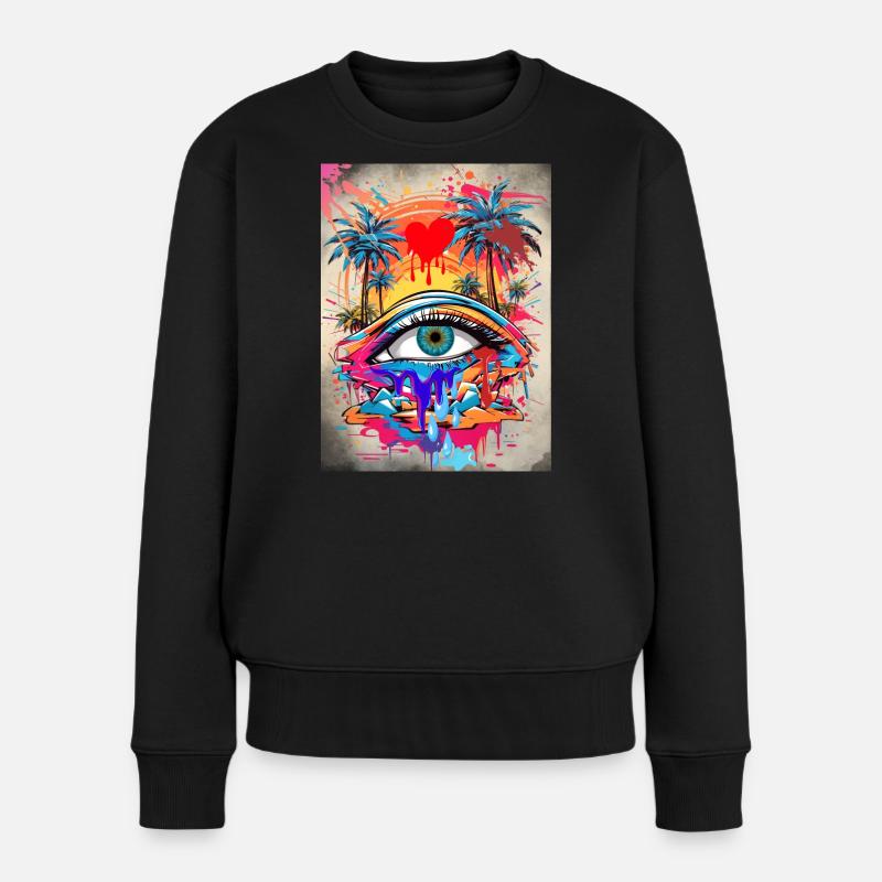 La terre dégouline - Pull Premium bio Femme - noir