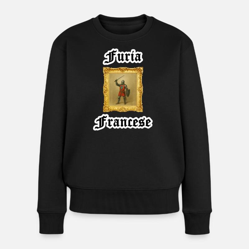 Furia Francese - Women's Premium Organic Jumper - black
