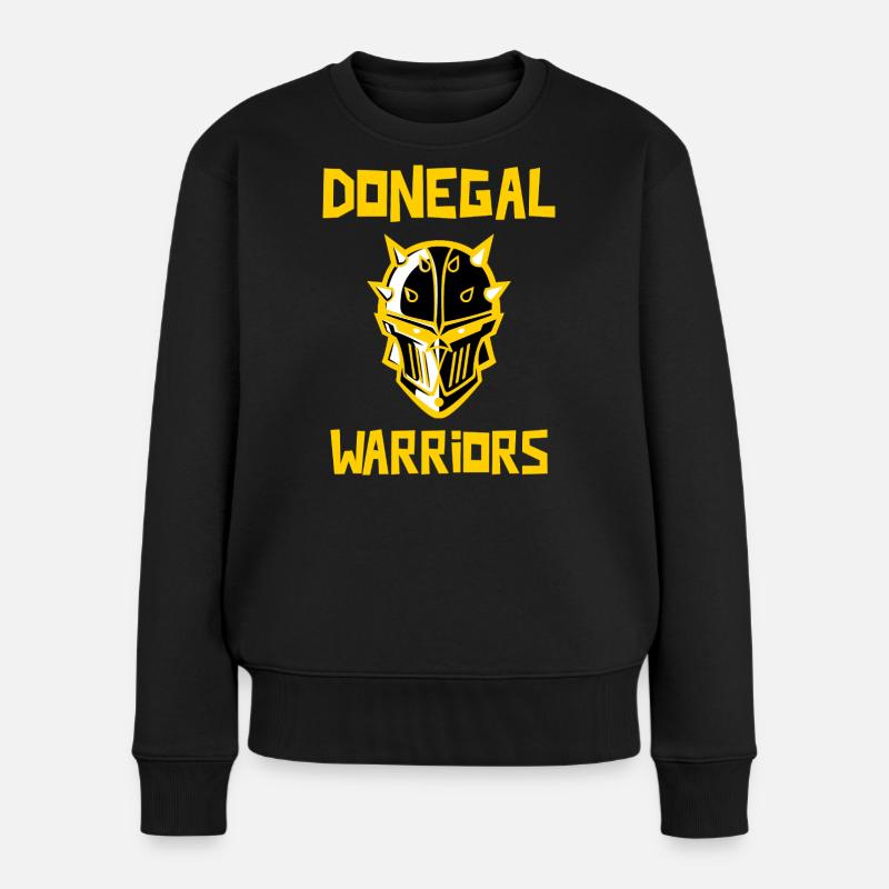 Donegal Warriors Irland - Frauen Premium Bio Pullover - Schwarz