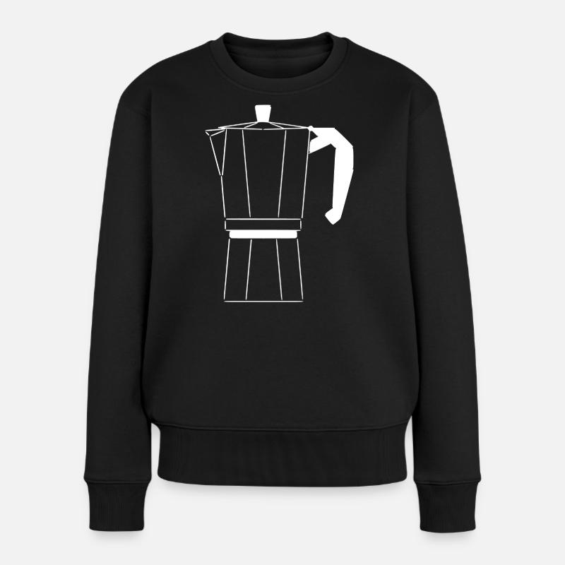 Bialetti - Frauen Premium Bio Pullover - Schwarz