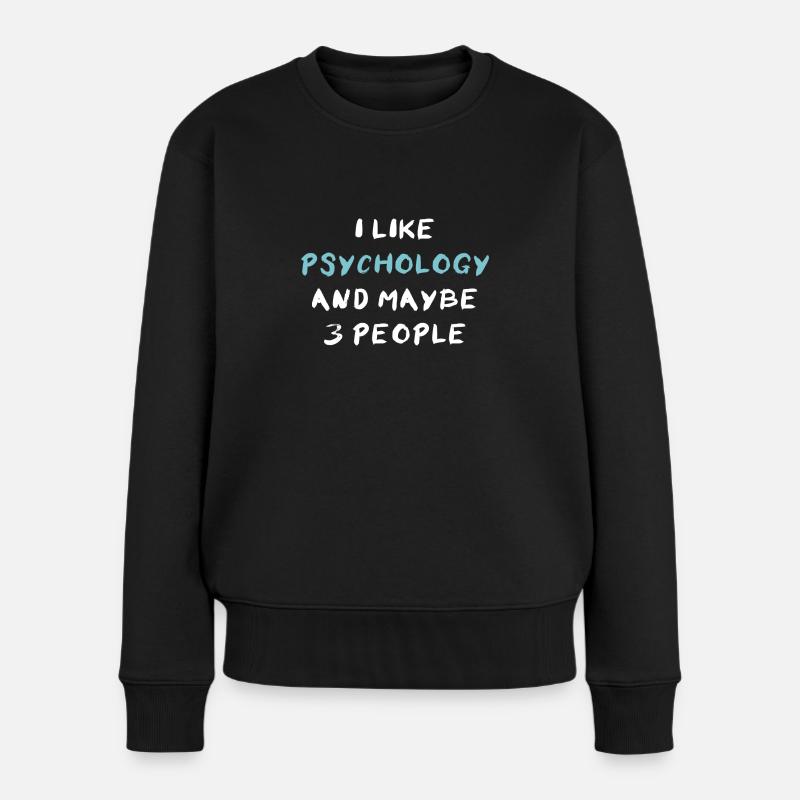 Psychologie - Pull Premium bio Femme - noir