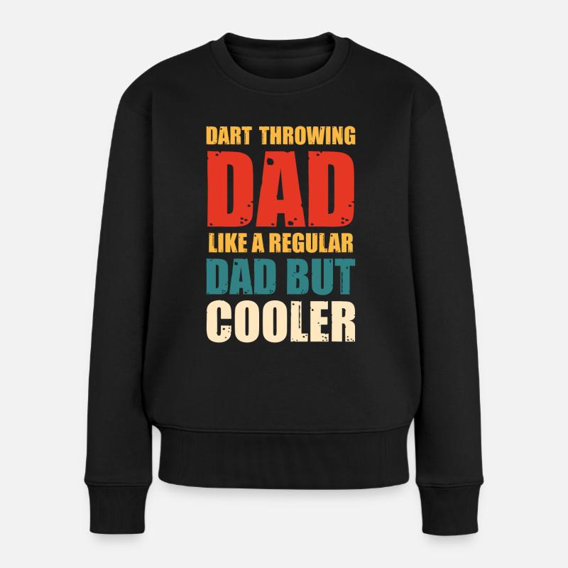 Darts Player Steeldart Funny Dart 180 Darts - Frauen Premium Bio Pullover - Schwarz