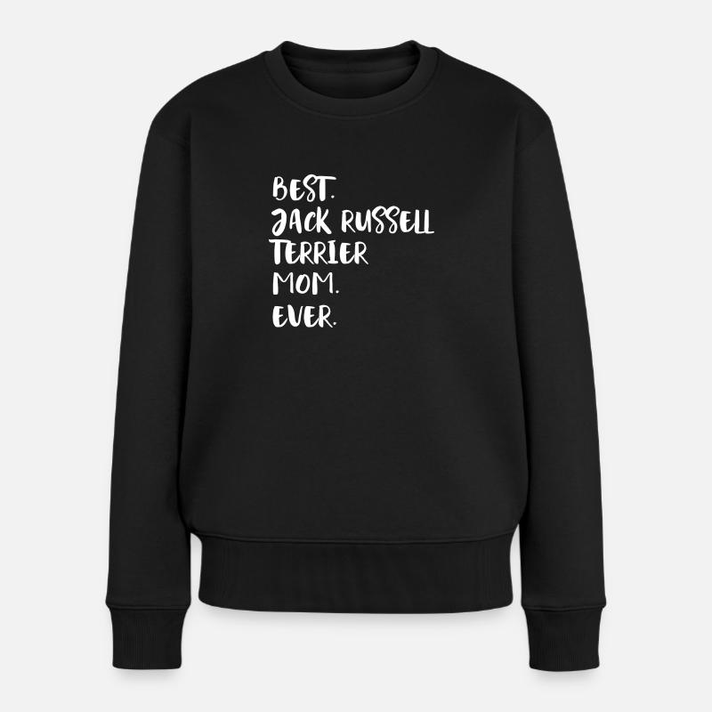 Jack Russell Terrier - Frauen Premium Bio Pullover - Schwarz