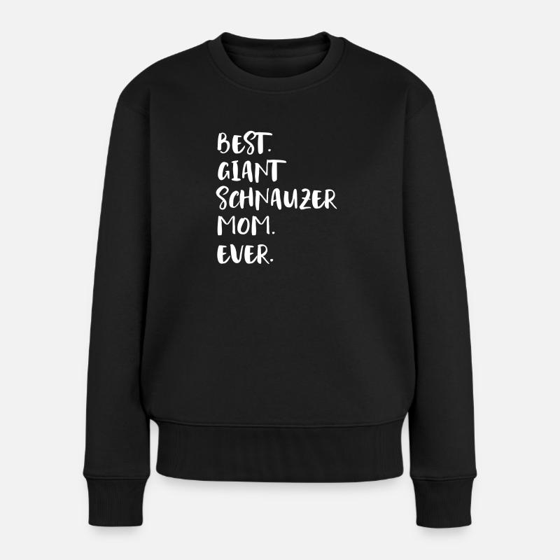 Riesenschnauzer Giant Schnauzer - Frauen Premium Bio Pullover - Schwarz