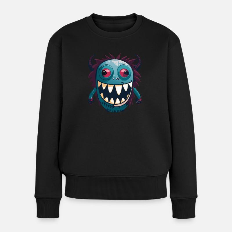 Cyberpunk Monter - Pull Premium bio Femme - noir