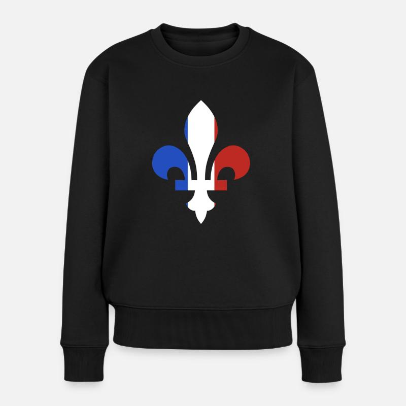 lys bbr - Pull Premium bio Femme - noir
