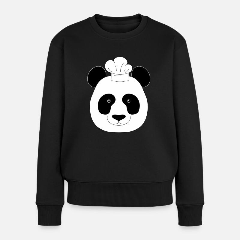 Chef cuisinier par Pandalicious.Me - Pull Premium bio Femme - noir