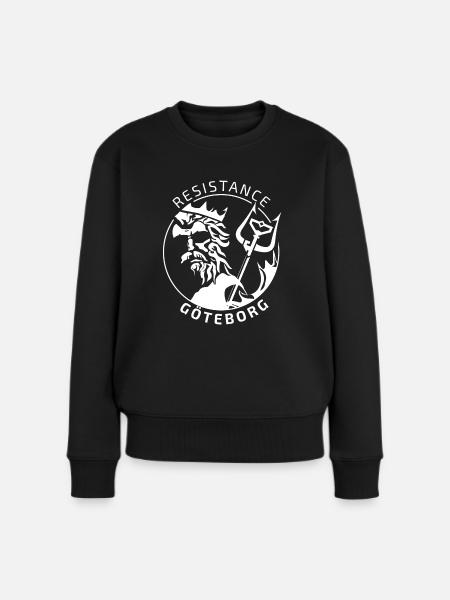 gbg weiß - Frauen Premium Bio Pullover - Schwarz