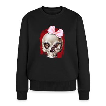 fille de heavy metal - Pull Premium bio Femme - noir - Devant - Julia (174cm)