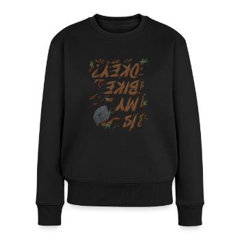 Unnamed Project 43 - Women's Premium Organic Jumper - black - Front - Julia (174cm)