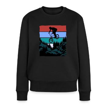 Unnamed Project 85 - Women's Premium Organic Jumper - black - Front - Julia (174cm)