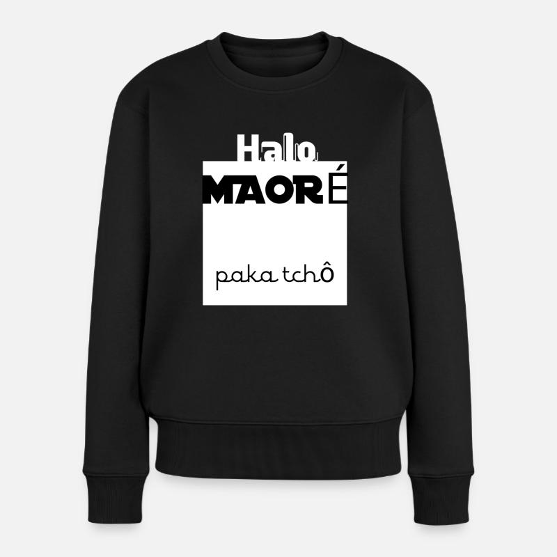 Maoré2 - Frauen Premium Bio Pullover - Schwarz