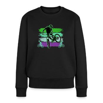 Unnamed Project 64 - Women's Premium Organic Jumper - black - Front - Julia (174cm)