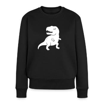 Dinosaur Tyrannosaurus Rex - Pull Premium bio Femme - noir - Devant - Julia (174cm)