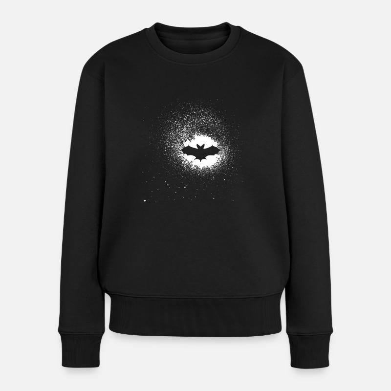 bat - Women's Premium Organic Jumper - black
