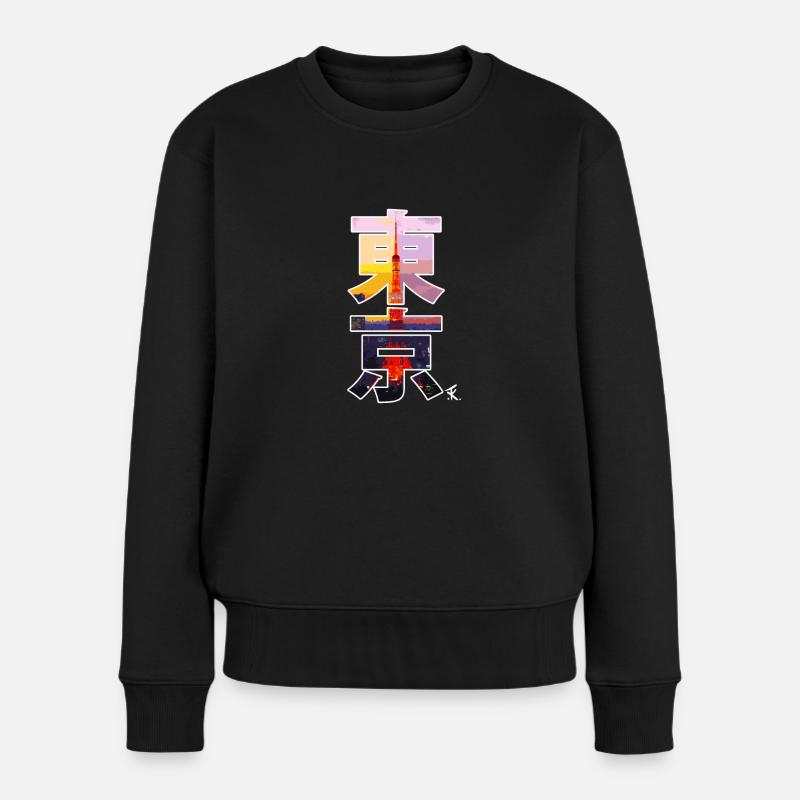 Tokyo - Pull Premium bio Femme - noir
