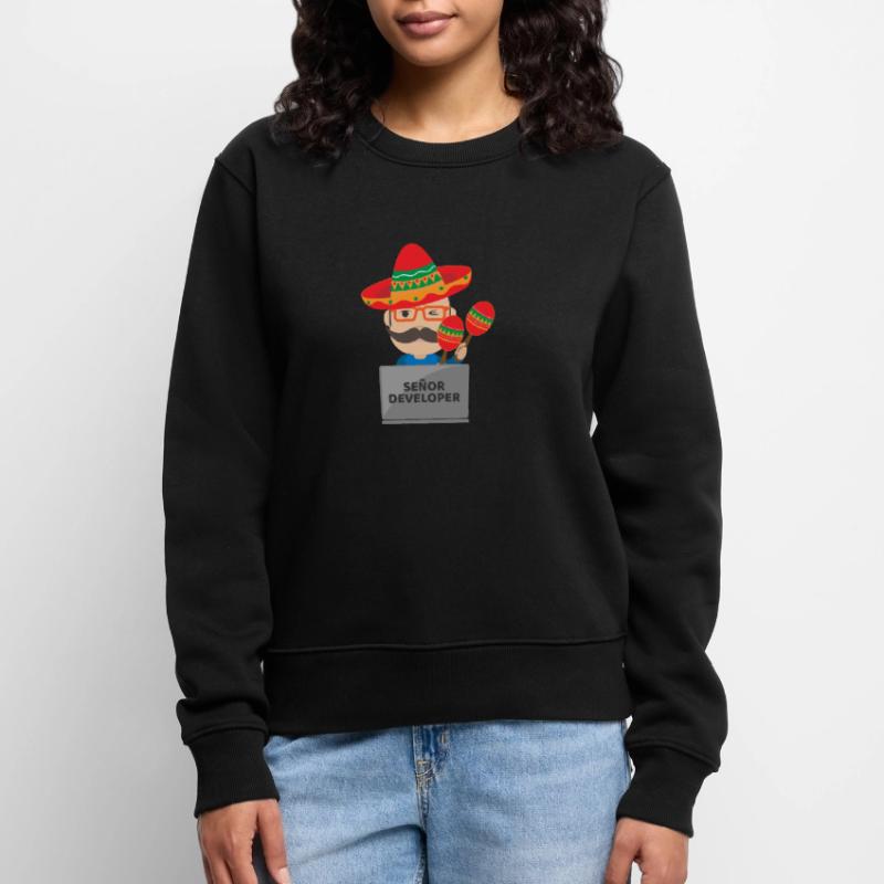 Señor Developer Senior Developer - Geschenkidee Frauen Premium Bio Pullover