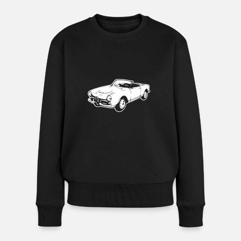 Vintage Alfa Spider - Pull Premium bio Femme - noir