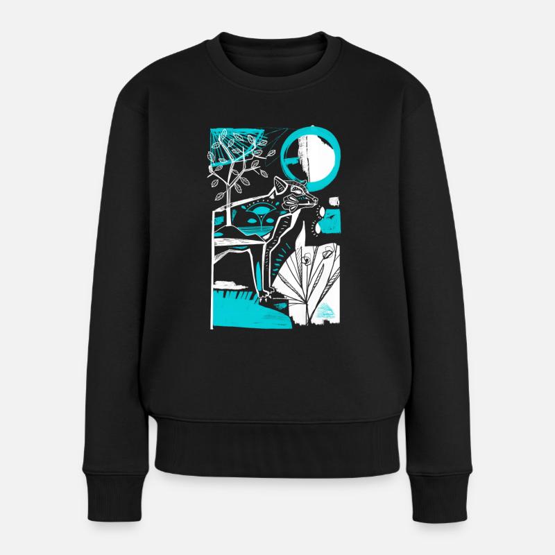 Master - Frauen Premium Bio Pullover - Schwarz