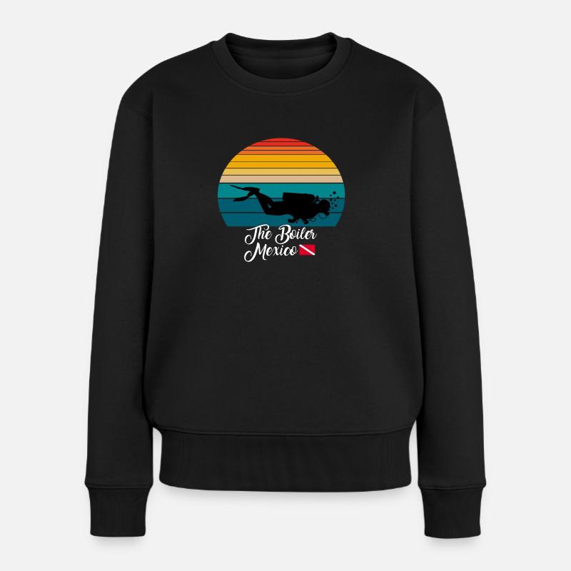 La Chaudière Mexique Plongée - Pull Premium bio Femme - noir