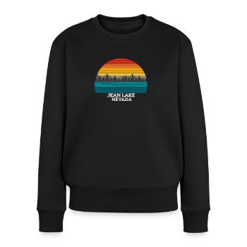 Jean Lake Nevada - Women's Premium Organic Jumper - black - Front - Julia (174cm)