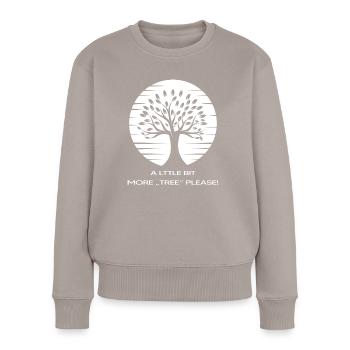 tree mega bonsai natural forest outdoor more trees - Women's Premium Organic Jumper - taupe - Front - Julia (174cm)