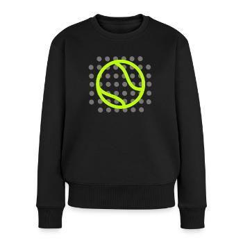 Padel Spieler Padelverein Padel-Tennis - Frauen Premium Bio Pullover - Schwarz - Vorne - Julia (174cm)