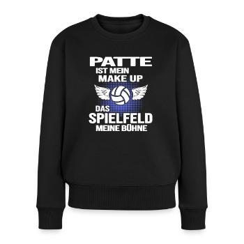 handball handballspielerin handball-mom - Frauen Premium Bio Pullover - Schwarz - Vorne - Julia (174cm)