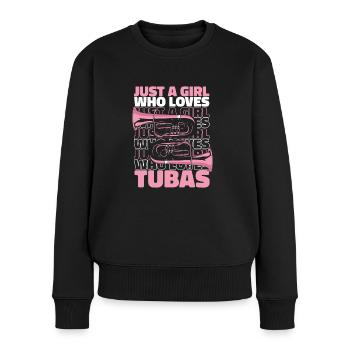 Tuba Tubist - Women's Premium Organic Jumper - black - Front - Julia (174cm)