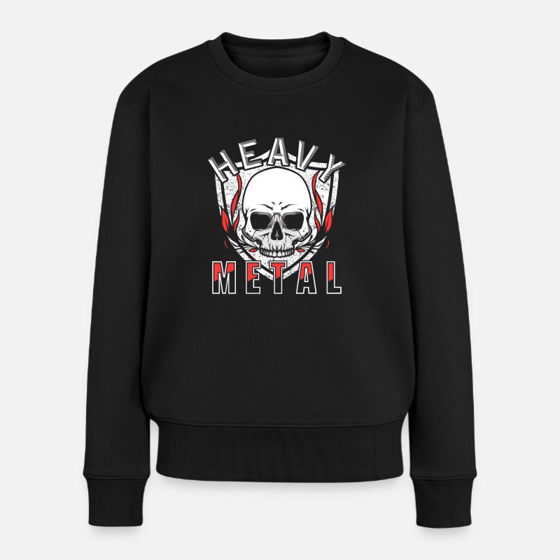 Heavy Metal - Pull Premium bio Femme - noir