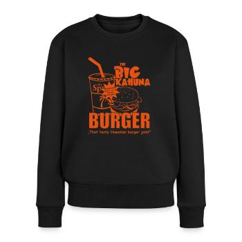 The big Kahuna Burger - Women's Premium Organic Jumper - black - Front - Julia (174cm)