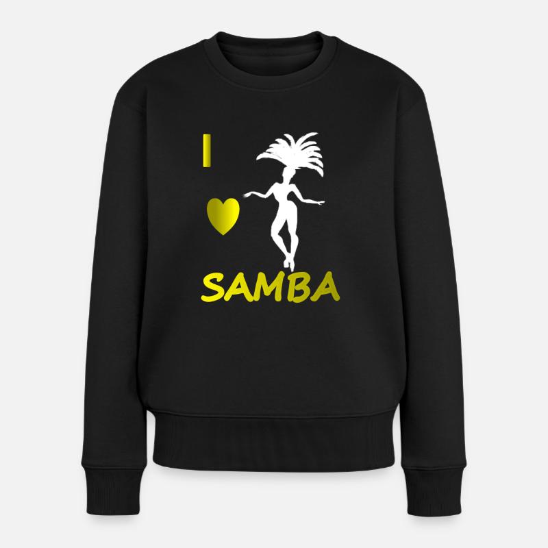 Samba dance samba dance i love samba dance - Women's Premium Organic Jumper - black