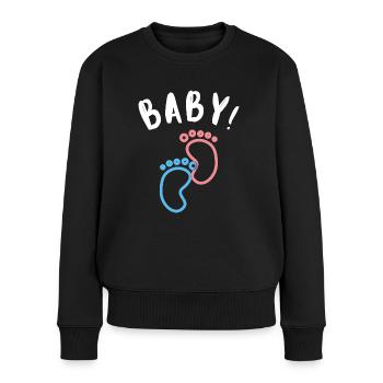 Baby - Pull Premium bio Femme - noir - Devant - Julia (174cm)