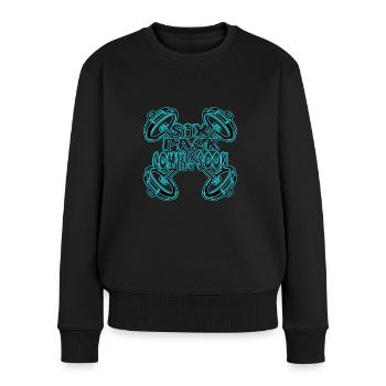 Six Pack à venir 22 - Pull Premium bio Femme - noir - Devant - Julia (174cm)