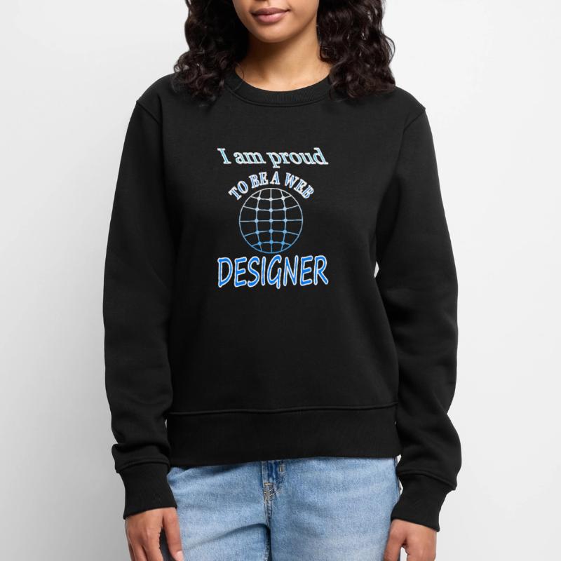 Web-designer Sofware Internet Website Geschenkidee Frauen Premium Bio Pullover