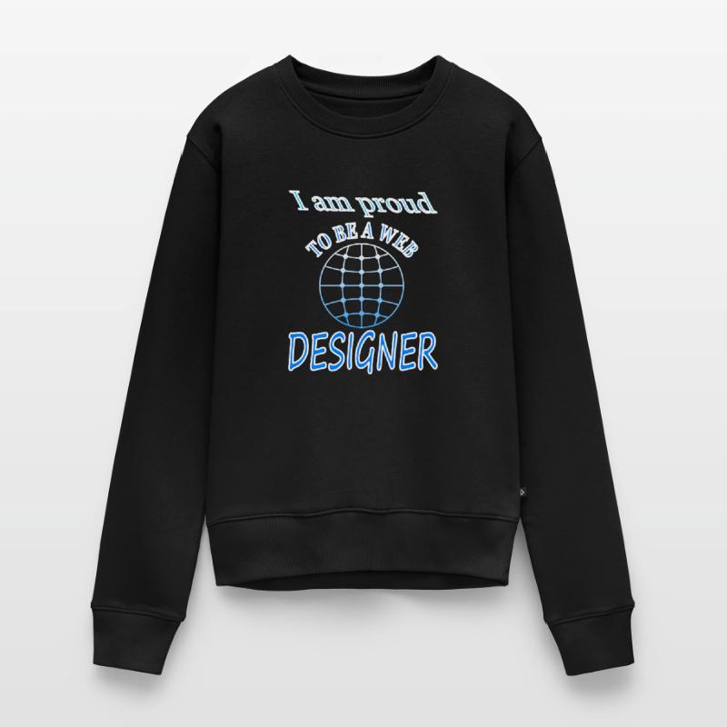 Web-designer Sofware Internet Website Geschenkidee Frauen Premium Bio Pullover