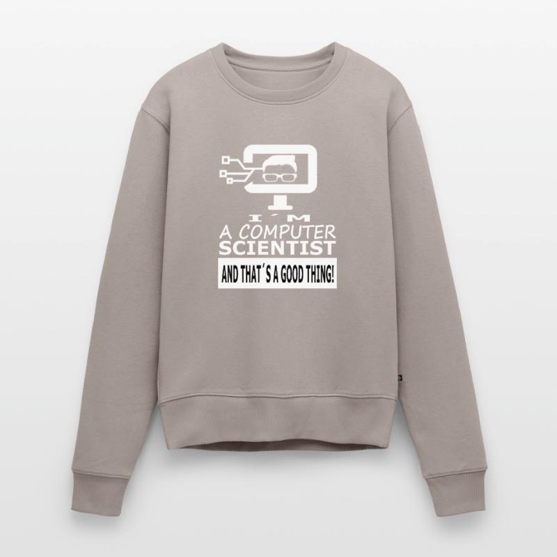 Ich bin Informatiker Informatik Computer Geschenk Frauen Premium Bio Pullover