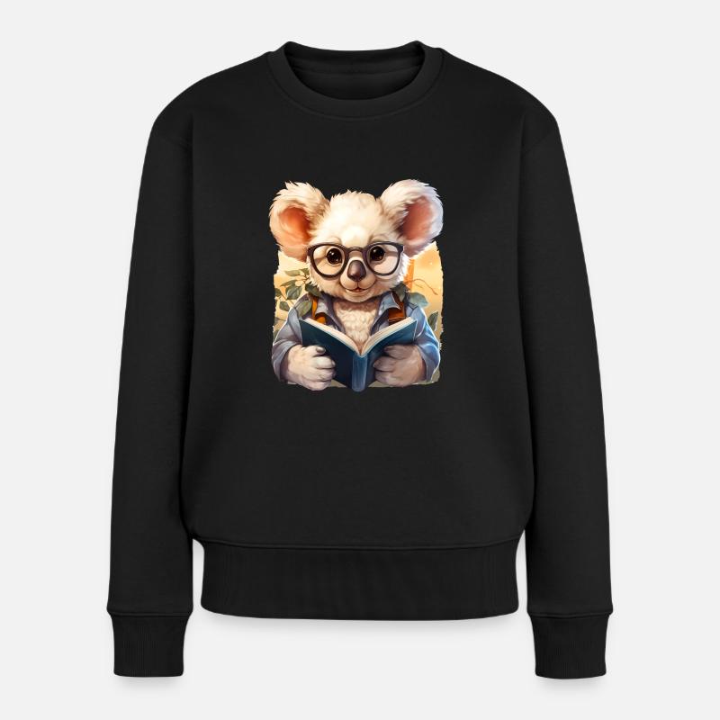 Koala - Pull Premium bio Femme - noir