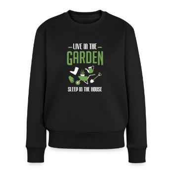 Outil de jardinage drôle de jardin de paysage de jardinier - Pull Premium bio Femme - noir - Devant - Julia (174cm)