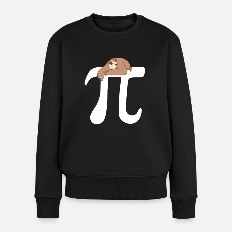 Math Paresseux Pi - Pull Premium bio Femme - noir